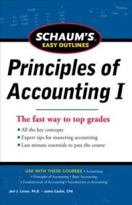Schaum's Easy Outline of Principles of Accounting - Paperback - GOOD