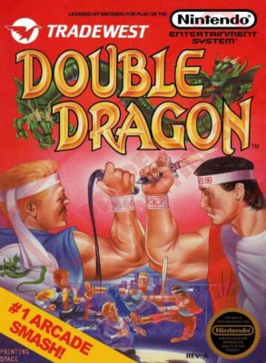 DOUBLE DRAGON Wall Poster Vintage Retro Promo Video Game A - POSTER 20x30