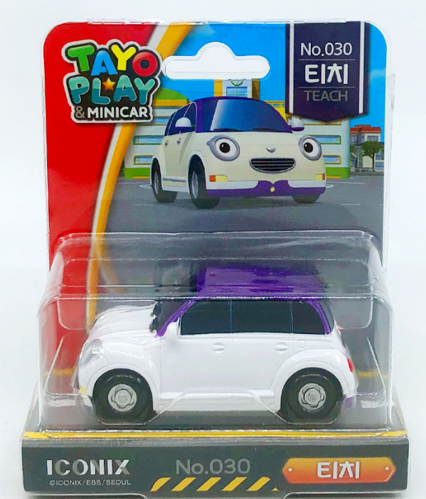 ICONIX The Little Bus TAYO PLAY & MINI CAR Plastic Model : TEACH