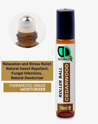 Zedernholz ätherisches Öl Roller Ball 10 ml Aromatherapie reiner ätherischer Duft