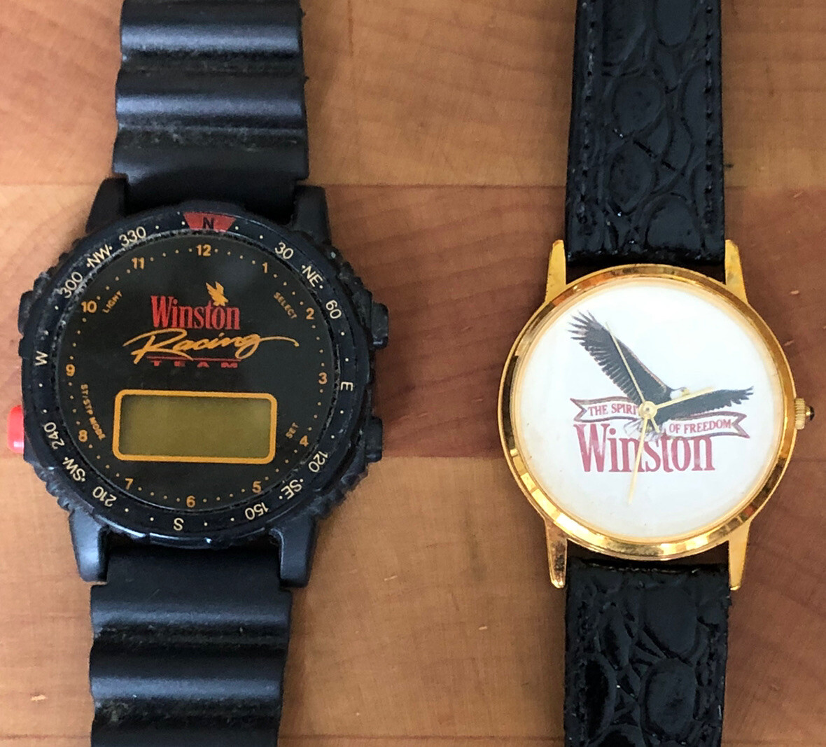 black watch tobacco chewing Timeless Advertising #almontethefriendlytown #blackwatchchewingtobacco Lot of Two Vintage Winston