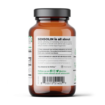 umzu sensolin glp 1 UMZU SENSOLIN - Natural Blood Sugar Support Supplement