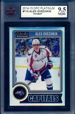 2014-15 O-Pee-Chee Platinum Rainbow #115 Alexander Ovechkin Graded KSA 9.5 NGM 