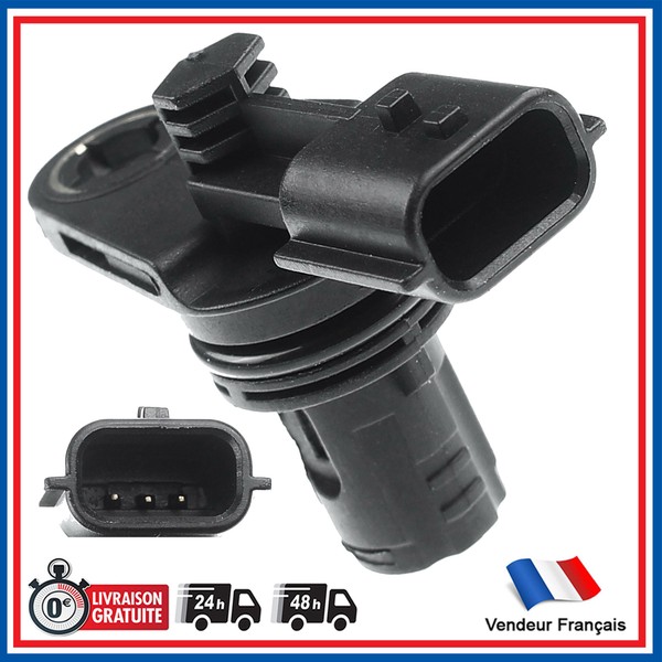 Partsline Motordrehzahl Sensor FüR Micra Note Juke 1,5 DCI 2376000Q0E Schwarz-image