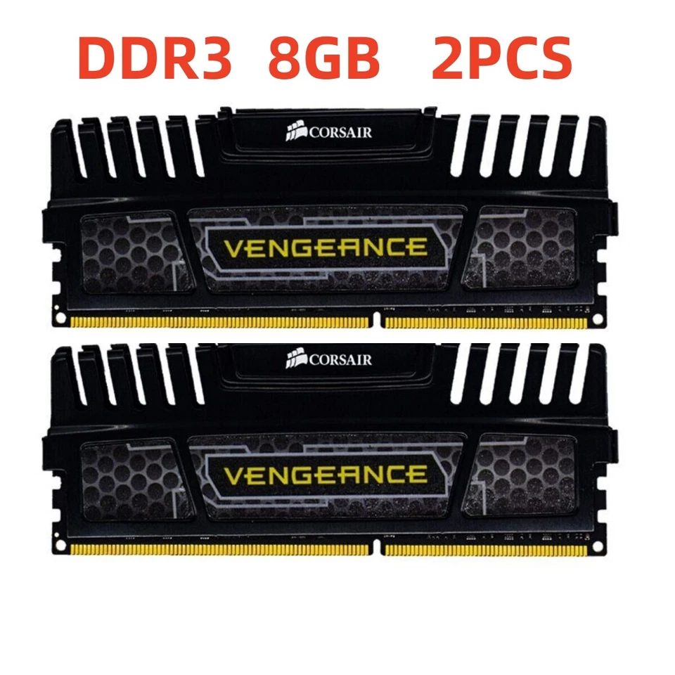 Corsair Vengeance 32GB 16GB 8GB DDR3 1866MHz 1600MHz CL10 Desktop Memory RAM LOT - Image 2 of 4