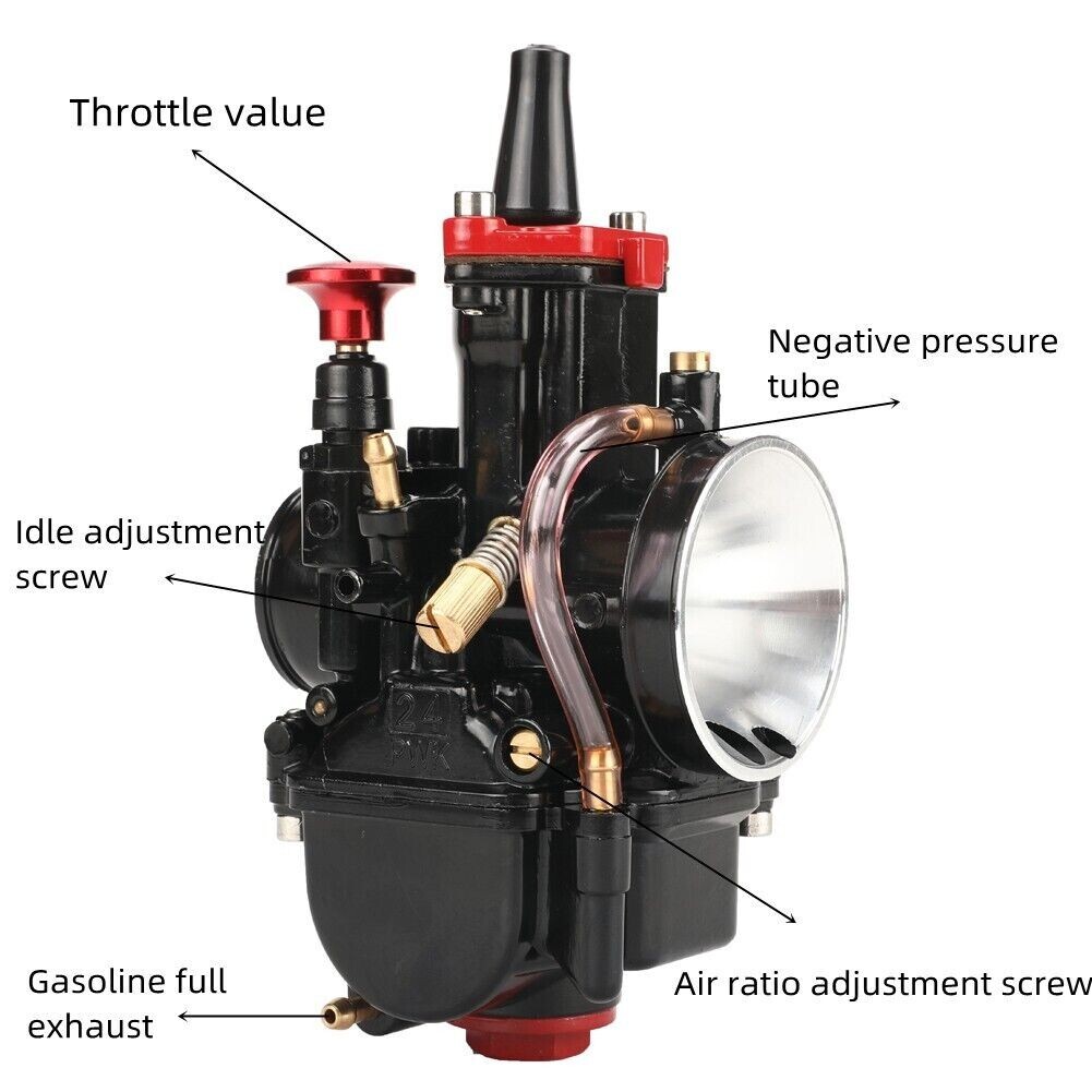 21mm PWK 21 Carburetor Carb Power Jet For ATV 50cc-110cc 2T 4T