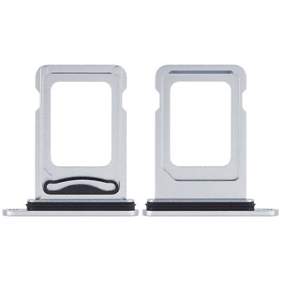Replacement Dual Sim Card Tray Compatible For iPhone 15 / 15 Plus (Blue)