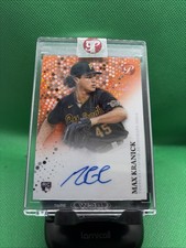 2022 Topps Pristine MAX KRANICK Encased Autographed Rookie Orange Disco /25 In M