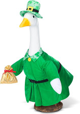 St. Patrick'S Day Goose Outfit Porch Goose Clothes for 23" Lawn Outdoor Garden Y