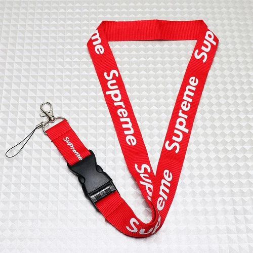 Porte clés Supreme Lanyard amovible porte clés crochet porte clés porte clés