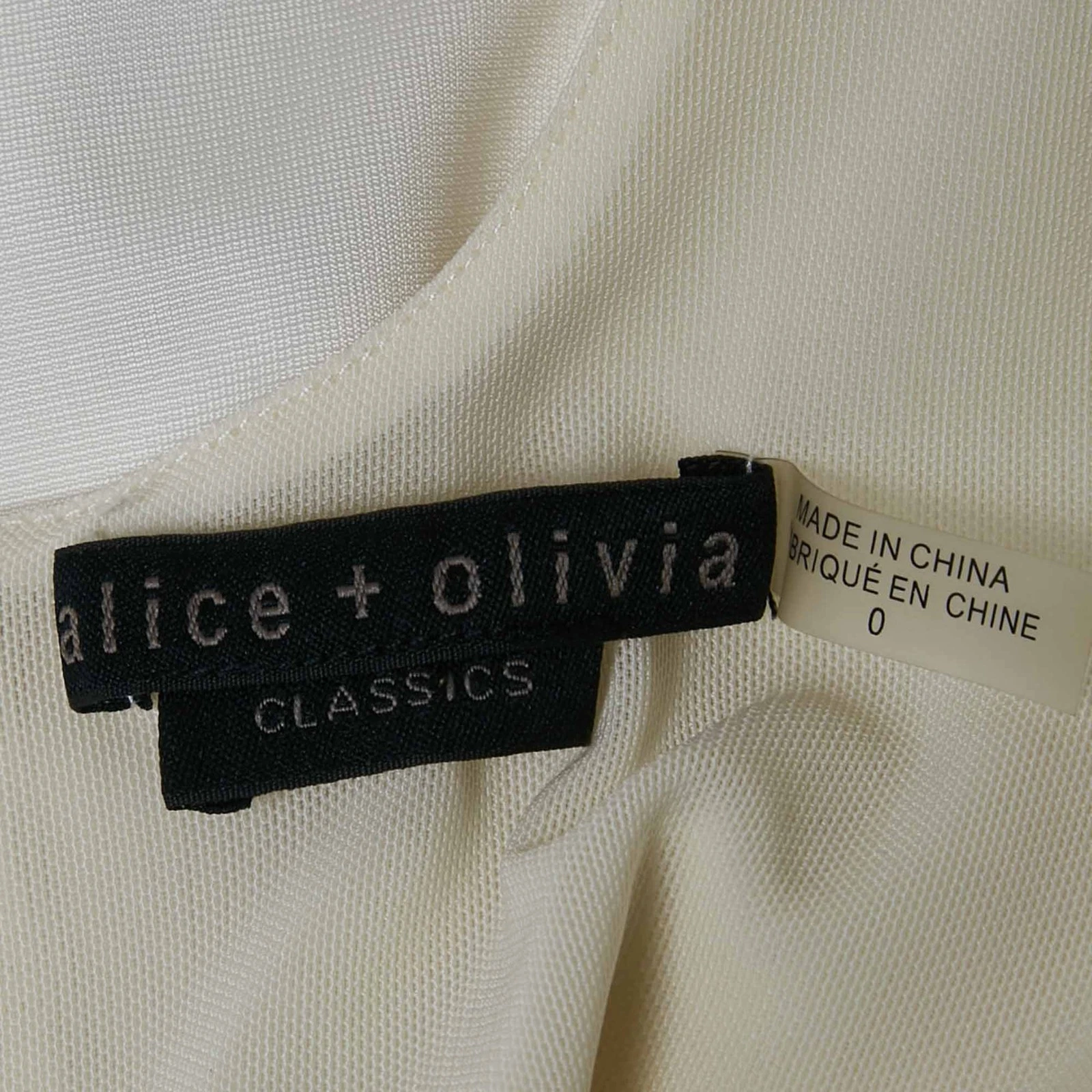 OFF WHITE Mini Abito James Alice + Olivia Off White Jersey XS
