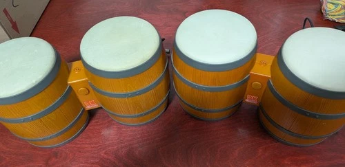 2xNintendo Gamecube Donkey Kong DK Konga Bongos  Controller 2004 (No Game)