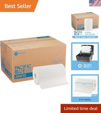 Pacific Blue Ultra, 9" Paper Towel Rolls 26610, White, 6 Rolls per Case, 400'...