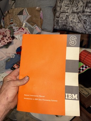 Vtg 1960 IBM General Information Manual Intro to IBM Data Processing Systems
