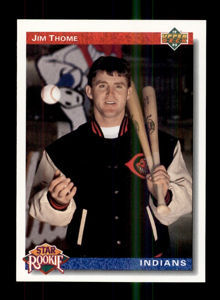 1992 UPPER DECK #5 JIM THOME STAR ROOKIE RC CLEVELAND INDIANS