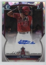2023 Bowman Chrome Prospect Atomic Refractor /100 Luis Torres #CPA-LT Auto 10vb