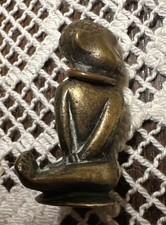 Wiener Werkstätten Karl Hagenauer afrikanisches Baby Kind sitzend Bronze