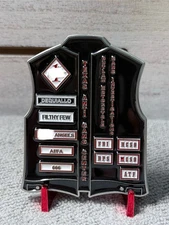 RARE- OMG-Texas Anti Gang Unit Vest/Cut-Angels-81-California-Serialized-#088-H A