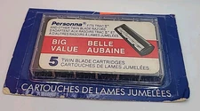 Persona Twin II TracII Razor 5 Twin Blade Cartridges Made In USA 