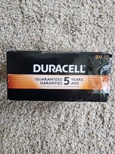 Pack de 12 pilas Duracell Coppertop 9V nuevas caja abierta