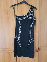 Cotton Club Womens Black Mini Dress Size 8 Never Worn with Tags One Shoulder