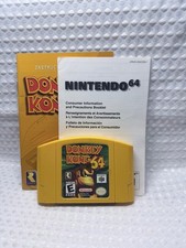Donkey Kong 64 Nintendo N64 Game Cartridge Instruction Manual Booklet No Box