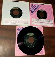 Lot Of 3 Frankie Valli & Four Seasons 45 Rpm Records Excellent Clean Jukebox