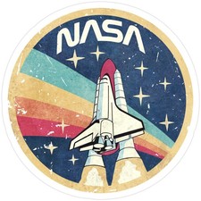 NASA Space Agency Logo Sticker  Vinyl Decal Laptop Car Bottle