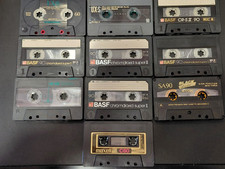 10x TDK, BASF, Maxell *UNBESCHRIFTET* Kassette Cassette Konvolut TYPE 2 TYPE 1