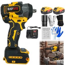 Hot Sale 800Nm Cordless Impact Wrench 1/2" Brushless Kit For Dewalt 20V Battery