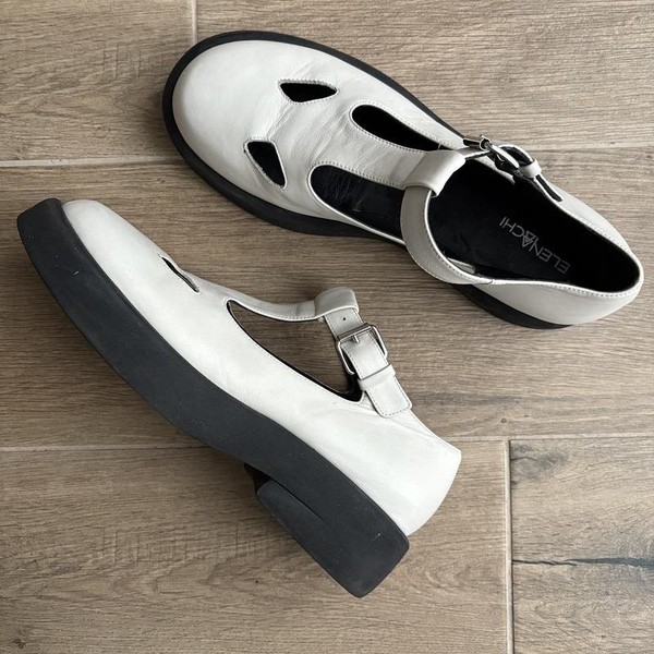 Women Elena Iachi Heels White Leather 40