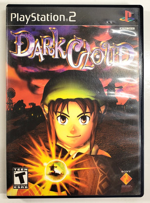 Dark Cloud (Sony PlayStation 2, 2001) PS2 Black Label Complete with Manual