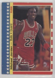 1987-88 Fleer Stickers Michael Jordan #2 HOF