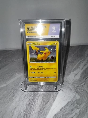PIKACHU BLACK STAR PROMO ACE GRADING