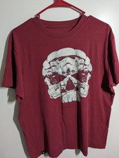 Marc Ecko x Star Wars Storm Trooper Skull Red T-Shirt 2009