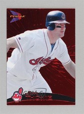 1999 Pacific Prism Red Jim Thome #47 HOF b4d