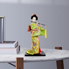 30 cm große japanische Geisha-Miniaturfiguren, Kimono-Puppen für die