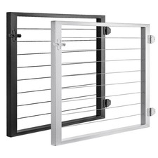 Cable Railing Gate For Wood Metal Cable Railing System Carbon Steel Fence Gate