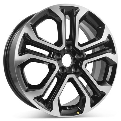 New 18'' x 7'' Machined Black Alloy Factory OEM Wheel Rim 2022-2024 Jeep Compass
