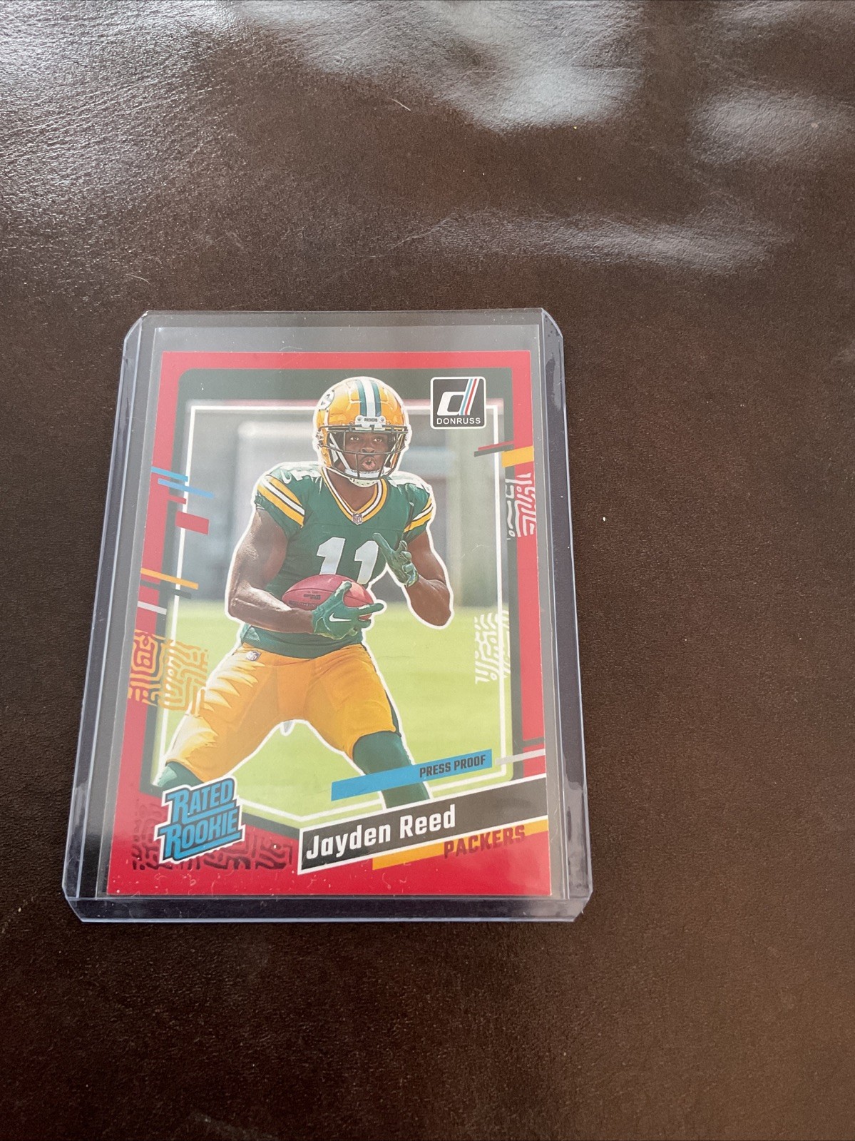 2023 Panini Donruss Jayden Reed Rated Rookie Red Press Proof #334