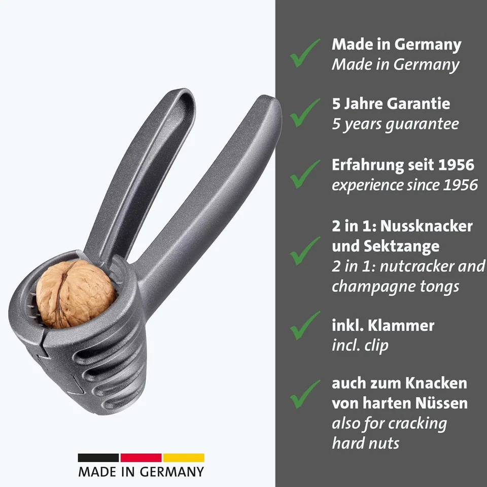 Westmark 33222270 Nutcracker, Aluminium, Charcoal/red - Image 2 of 4