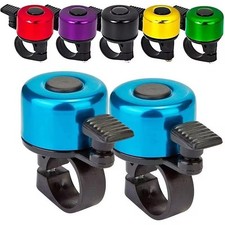 Aluminum Bicycle Bell Classic Bike Bell Handlebar Bike Ring Bell for Adults Kids