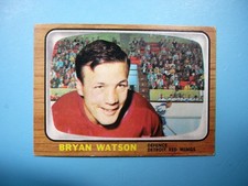 1966/67 TOPPS NHL HOCKEY CARD #48 BRYAN WATSON VG/EX NICE!! 66/67 TOPPS