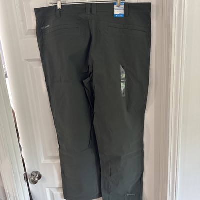 Columbia Cool Creek Stretchable Pants Gray Omni Shield 42x32 NWT