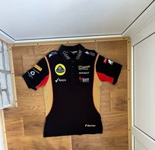 Lotus F1 Team Polo Shirt Men’s Black Renault Racing Car Official Formula One M