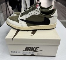 Nike Air Jordan 1 Retro Low OG SP Travis Scott Medium Olive Size 10M