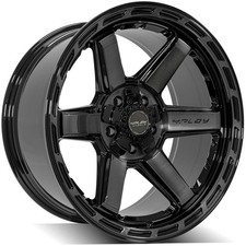 20 Black 5 Lug Wheel Wbrushed Face For 2015-18 Ram 1500 Rebel - Rvo4151