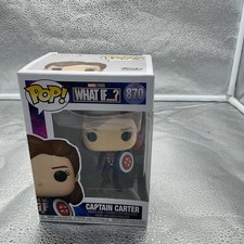 Funko Pop! TV ¿Y si…? - Figura Vinilo Traje Sigiloso Capitán Carter