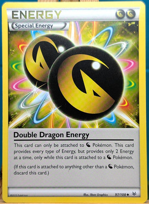 POKEMON - Roaring Skies - Double Dragon Energy - 97/108 - Near Mint - english