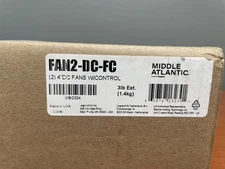 Middle Atlantic 4.5 in Fan Kit 138 CFM with Thermo Controller FAN2-DC-FC